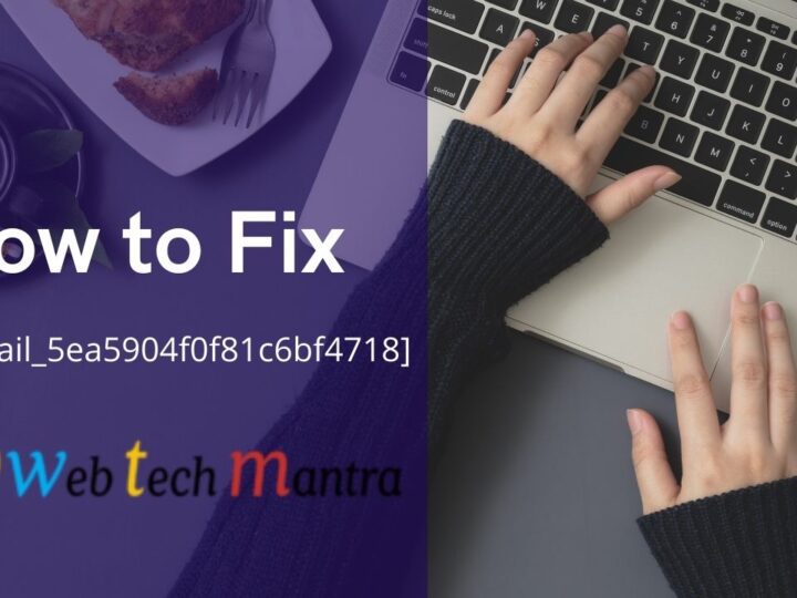 How to Fix Outlook [pii_email_5ea5904f0f81c6bf4718] Error Code